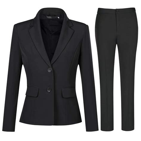 Yynuda Tailleur Formale Da Donna Per Ufficio In Pezzi Con Blazer