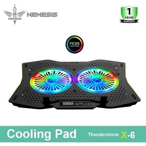 Jual Kipas Laptop Gaming Notebook Cooling Pad NYK Nemesis X6