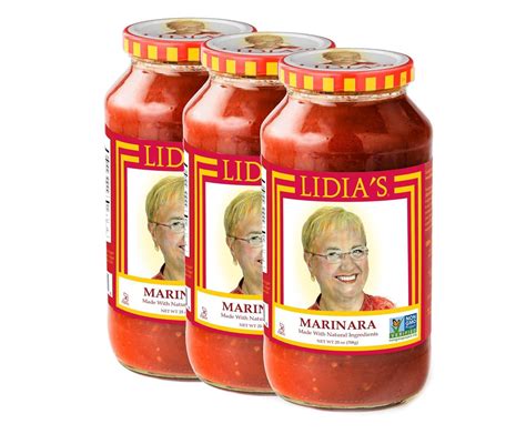 Lidia's Marinara Pasta Sauce 3-Pack - 25oz Jars