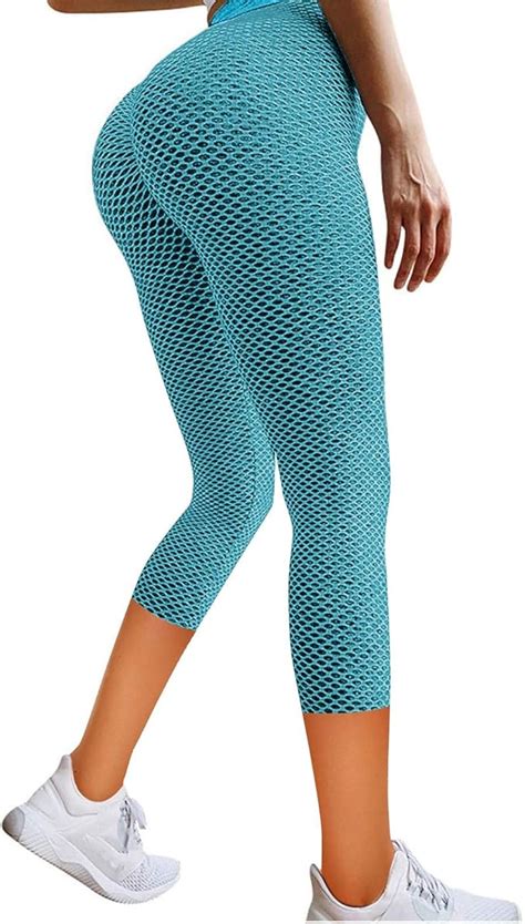 Hfstorry Women S Scrunch Leggings Butt Lift High Waist Leggings With