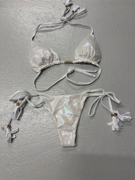 Lubian Weisser Glitzer Bikini Gr XS S Brazilian Snake Neu Und Originalverpackt In Regensdorf