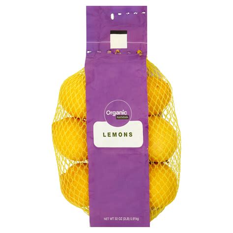 Fresh Organic Lemons, 2 lb Bag - Walmart.com