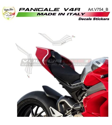 Replik Aufkleber für Schwanz Ducati Panigale V4R V4 V2