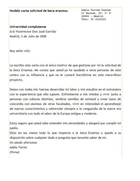 Solicitud De Beca PDF