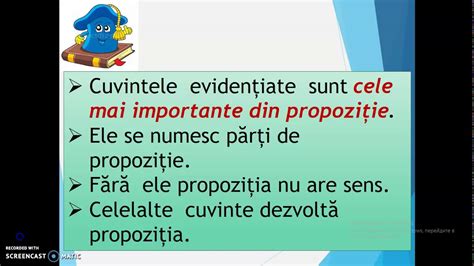 15 04 Muruz Rodica limba romana clasa 2 Cuvintele din propoziție YouTube