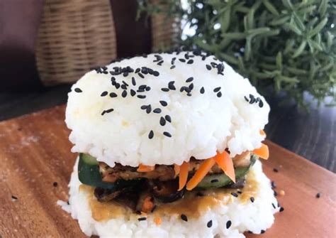 Resep Vegan Rice Burger Oleh Bernardus Sumartok Cookpad