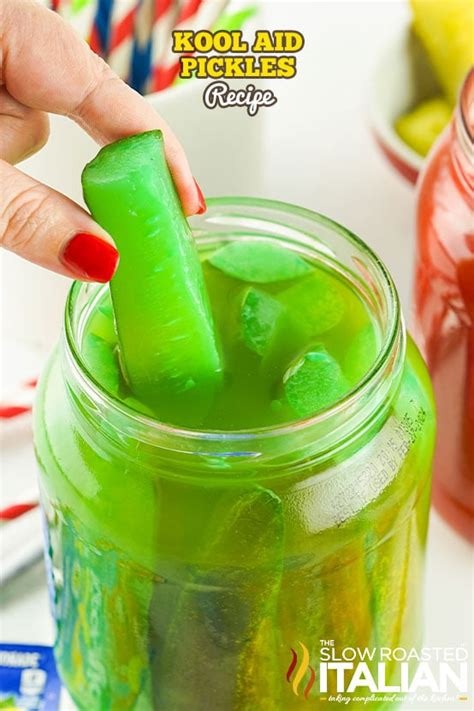 Kool-Aid Pickles Recipe (Easy Salty Sweet Koolickles) - The Slow ...