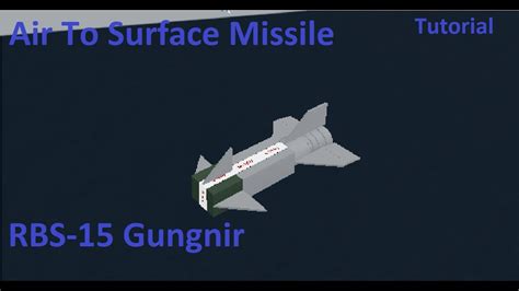 Rbs 15 Gungnir Air To Surface Missile Tutorial Roblox Plane Crazy