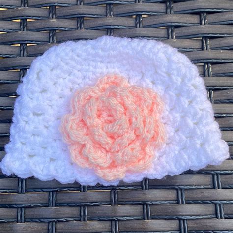 Baby Flower Hat Crochet Pattern Instant Download PDF 4 - Etsy