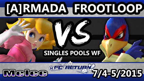 FC Return Frootloop Falco Vs A Armada Peach SSBM Pools WF