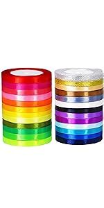 Amazon Supla Colors Yard Fabric Ribbon Silk Satin Roll