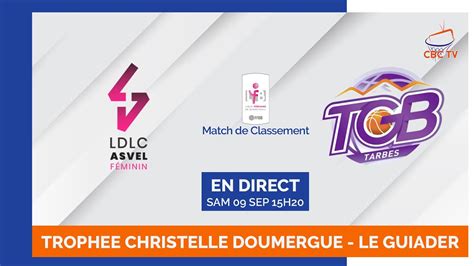 LDLC ASVEL Féminin vs Tarbes Gespe Bigorre Match préparatoire LFB