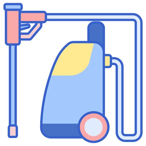 Pressure washer Flaticons Lineal Color icon