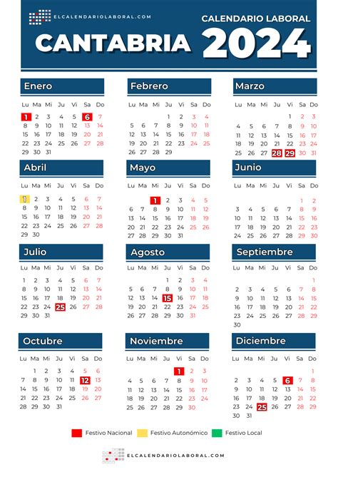 Calendario Laboral De Cantabria D As Festivos Y Puentes En