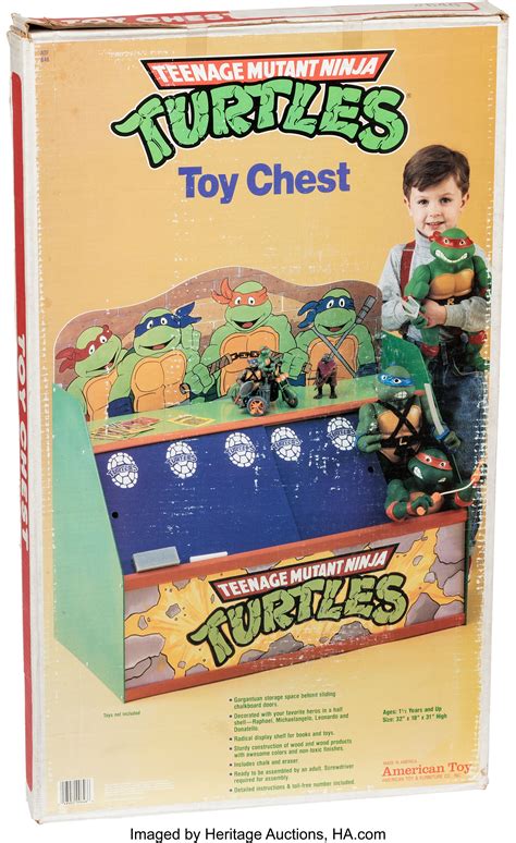 Teenage Mutant Ninja Turtles Toy Chest American Toy C1990