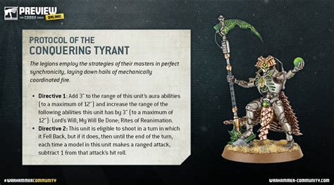 Warhammer 40k New Necron Codex Rules Previews Bell Of Lost Souls