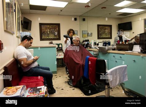 Barber shop, Downtown Los Angeles, California, United States of America Stock Photo - Alamy