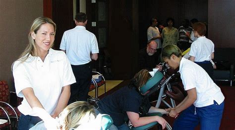 How To Organize Your Chair Massage At A Health Fair Stress Recess