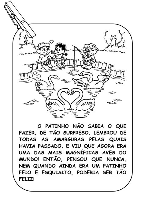 Historinha Do Patinho Feio Para Imprimir - Historia Patinho Feio Para Imprimir - RETOEDU