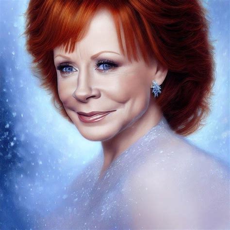 Reba Mcentire Portrait Digital Art By Bob Smerecki Pixels