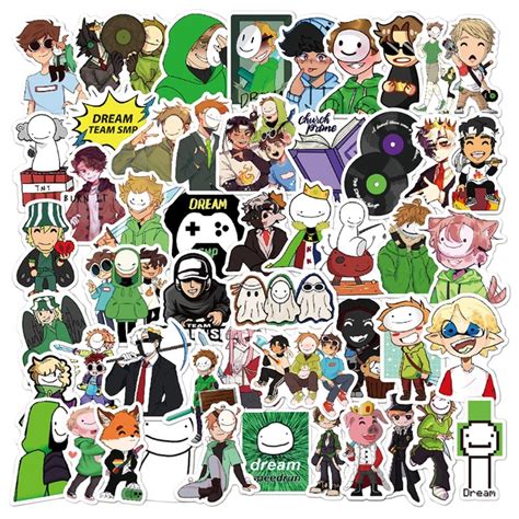 50100 Pcs Dream Smp Hot Gane Stickers Funny Laptop Guitar 47 Off