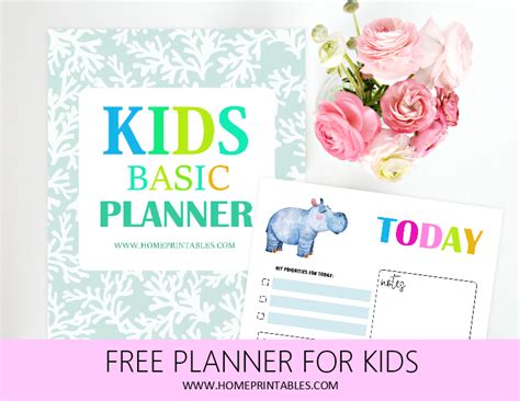 Printable Planner For Kids