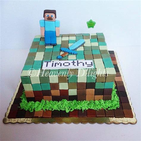 Minecraft cake - Decorated Cake by novita - CakesDecor