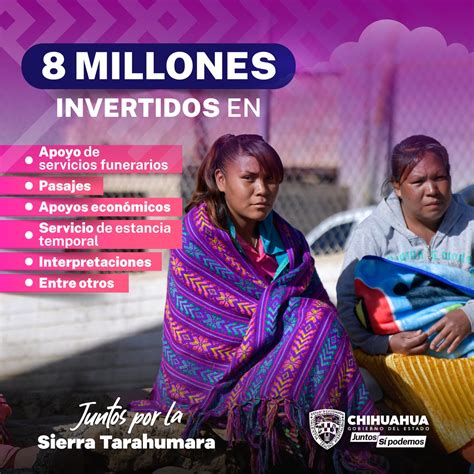 Gobierno Chihuahua On Twitter Las Acciones En La Sierra Tarahumara Son De Suma Importancia