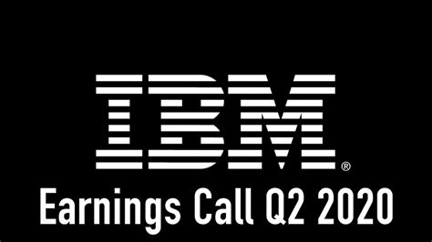 Ibm Q Earnings Call Youtube