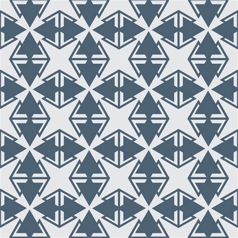 Premium Vector Star Geometric Seamless Pattern