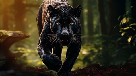 Fondo De Alta Calidad De Panther Foto Premium