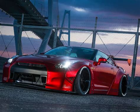 Liberty Walk Complete Body Kit Version Nissan Gt R R Lw Gtr