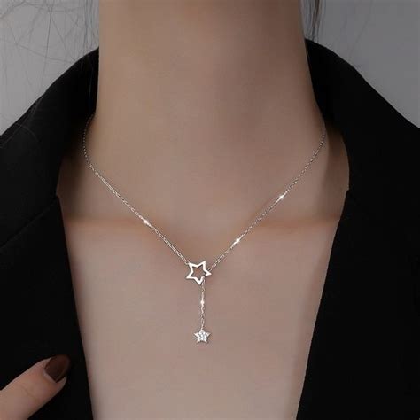 Wish Shop And Save Star Necklace Womens Jewelry Necklace Fancy