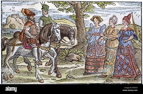 Shakespeare Macbeth Nmacbeth And Banquo Encounter The Three Witches On The Heath Woodcut