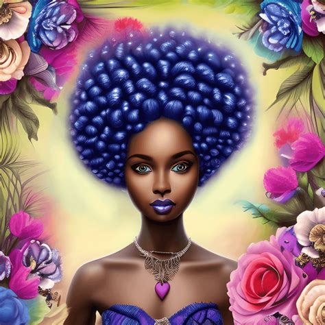 Intricately Beautiful Dark Skin Goddess Ebony Fairy Barbie Style