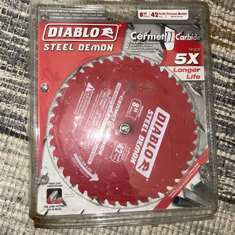 Diablo D Cf Inch Steel Demon T Cermet Ii Carbide Ferrous Metal