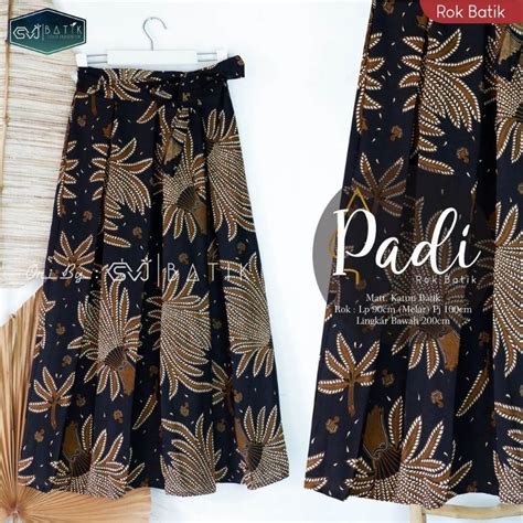 Jual Premium Rok Batik Panjang Dewasa Rok Klok Katun Halus Shopee