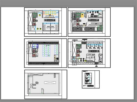 Centro Comercial En Autocad Librería Cad