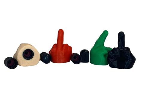 Amazon X Middle Finger Valve Caps Colors Made In Usa Blue