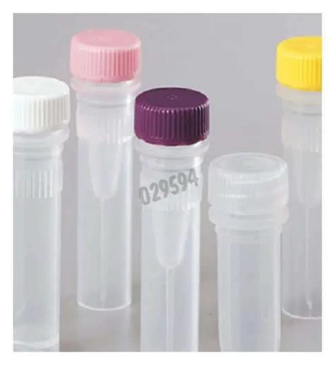 Bouchon stérile forme basse de coloris blanc pour microtubes Nalgene