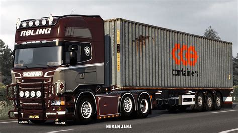 ETS2 Mods V1 41 1 42 Scania Custom V8 Straight LOPE Open Pipe Sound