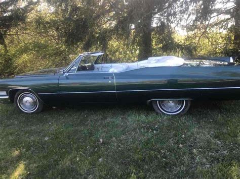 Cadillac Deville Convertible Green Rwd Automatic Classic