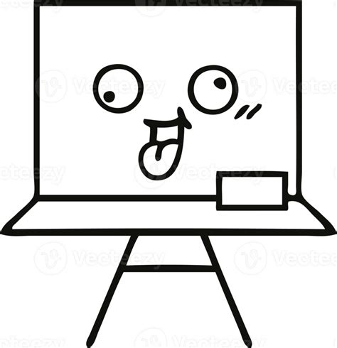 Line Drawing Cartoon Chalkboard 44972898 Png