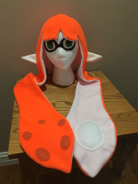 Splatoon Hat Cosplay Inkling Female Squid Hat Costume Etsy