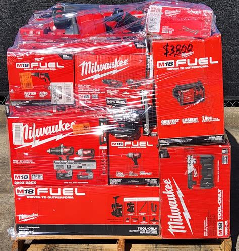 MILWAUKEE TOOL PALLET LOT ID 121501 Untested Customer Returns