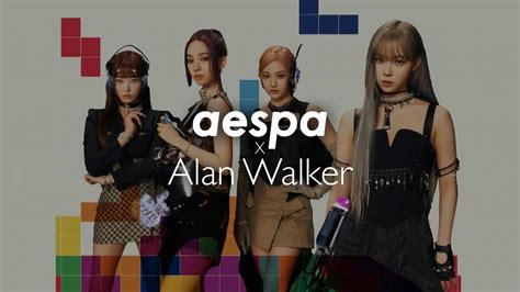 aespa 에스파 Hold On Tight x Alan Walker All Falls Down Tetris