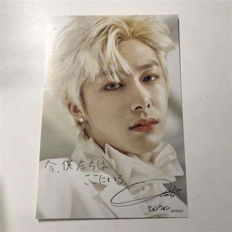 Monsta X We Are Here Official Postcard Photocard Hyungwon Tower Records Ebay