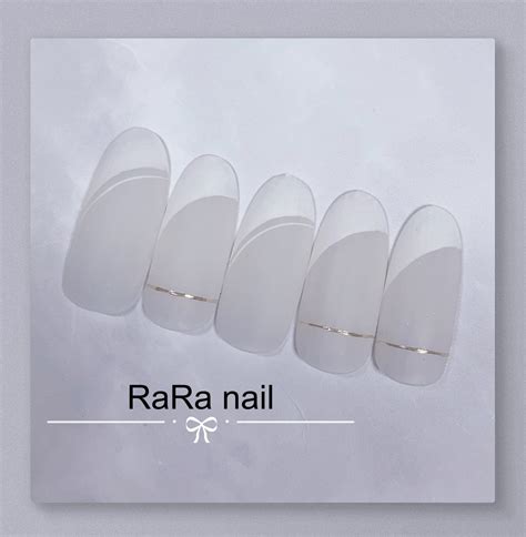 春 オールシーズン ハンド フレンチ ホワイト RaRa Nailのネイルデザイン No 8012797 ネイルブック