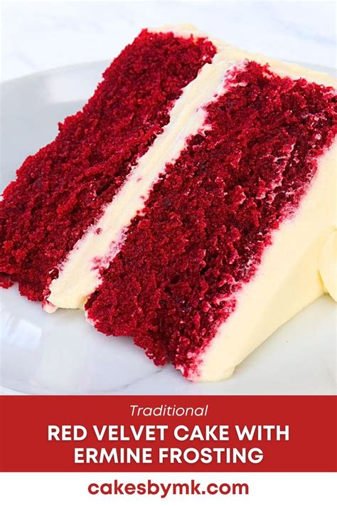 Traditional Red Velvet Cake With Ermine Frosting Cakes By Mk Recipe In 2024 Ermine