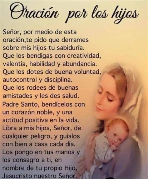 Oración Por Los Hijos Oraciones Oraciones Poderosas Bible Quotes